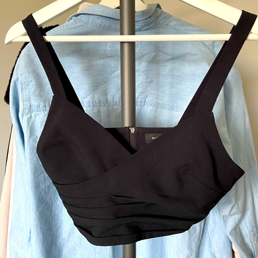 ARITZIA Babaton Black Crop Top, Size Small